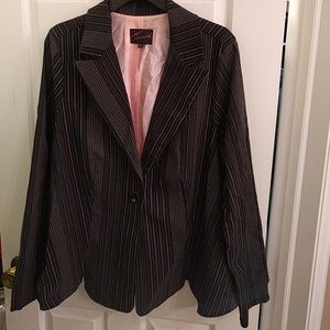 Torrid, Pinstripe Blazer, Size 2X
